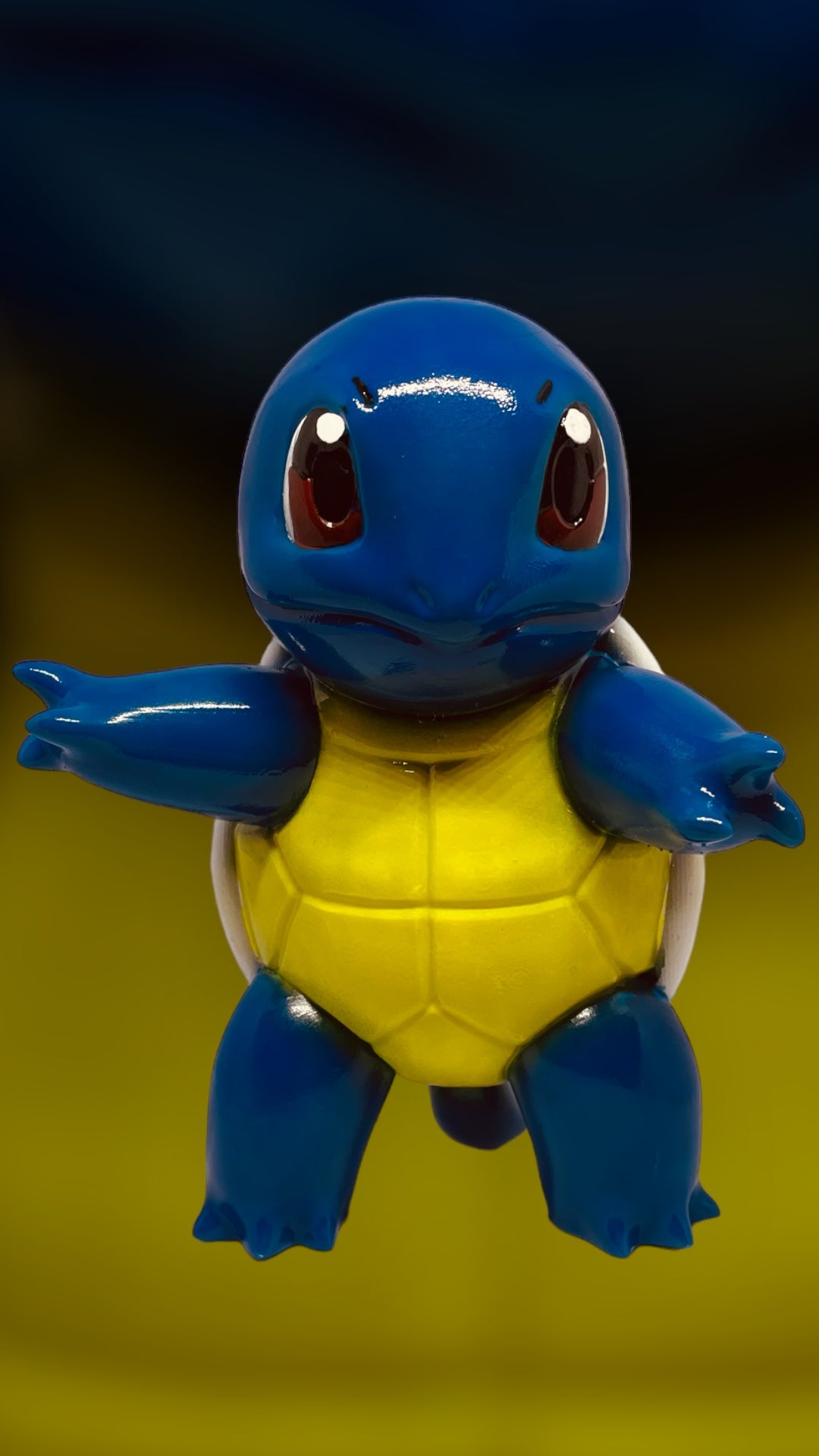 Pokémon Figurine 3D Carapuce - Imprimée en 3D resine et Peinte à la Main