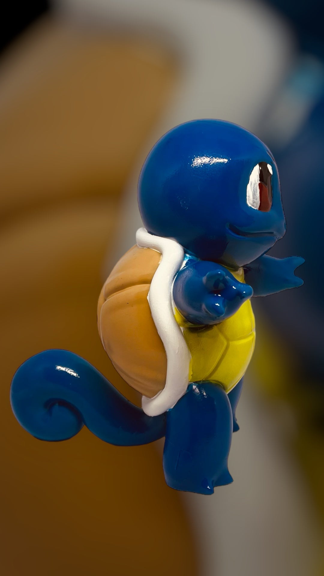 Pokémon Figurine 3D Carapuce - Imprimée en 3D resine et Peinte à la Main
