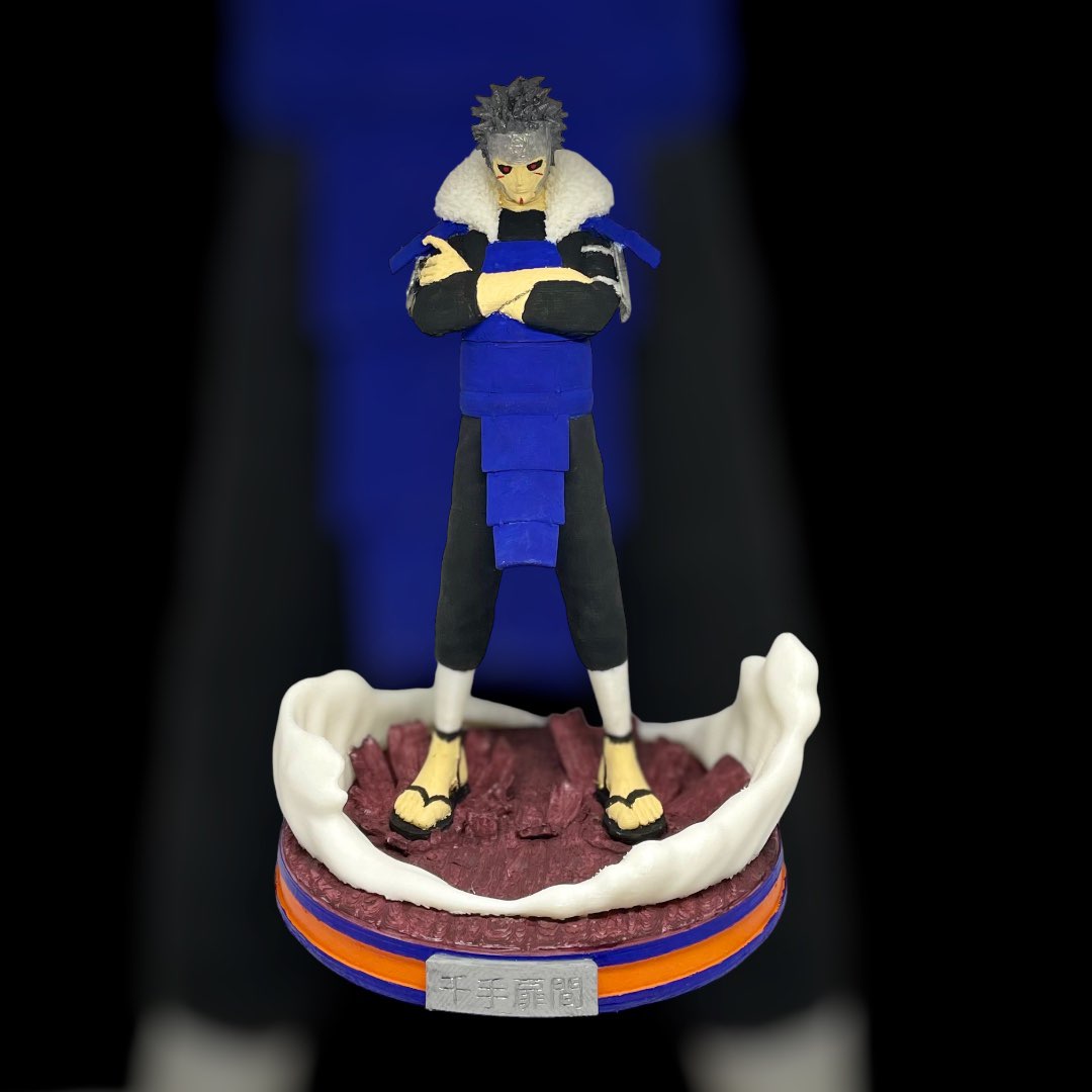 Naruto Figurine 3D Tobirama Senju - Imprimée en 3D et Peinte à la Main