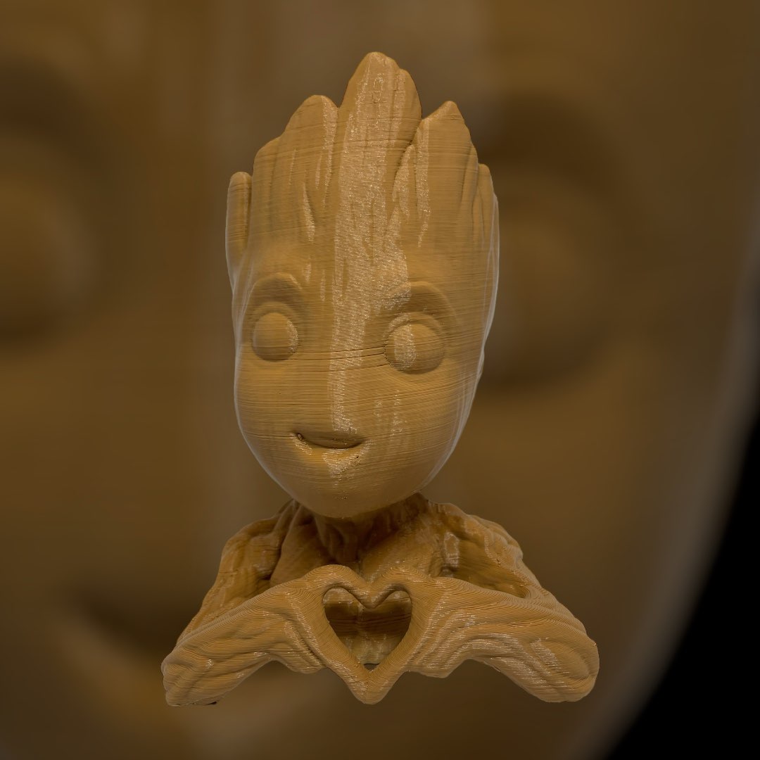 Gardiens de la Galaxie Pot de Fleur Groot - Imprimé en 3D