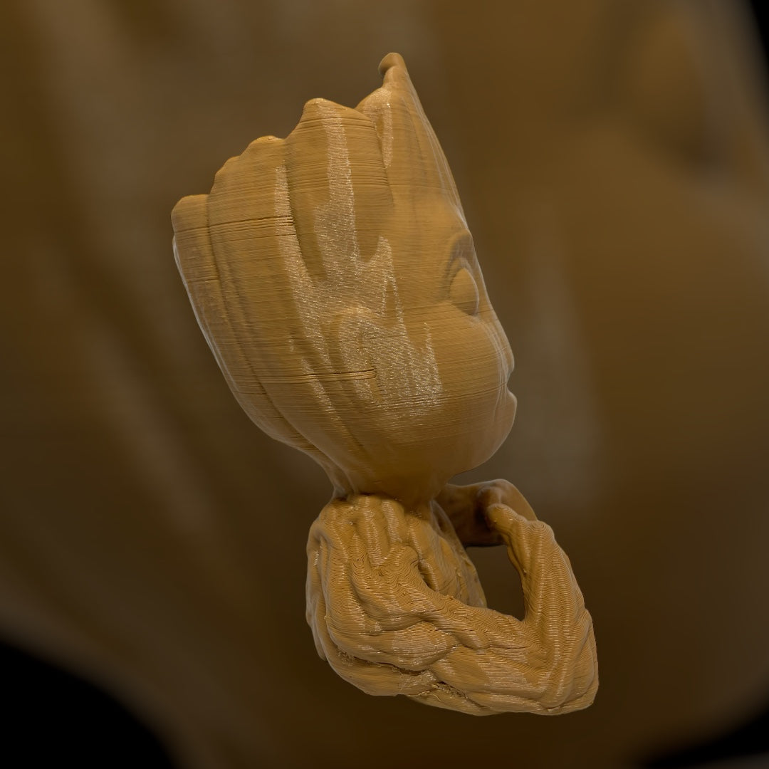 Gardiens de la Galaxie Pot de Fleur Groot - Imprimé en 3D
