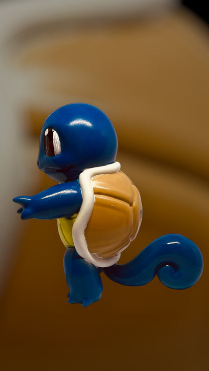 Pokémon Figurine 3D Carapuce - Imprimée en 3D resine et Peinte à la Main