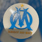 Dessous de Verre 3D OM - Imprimé en 3D et Peint à la Main - Olympique de Marseille