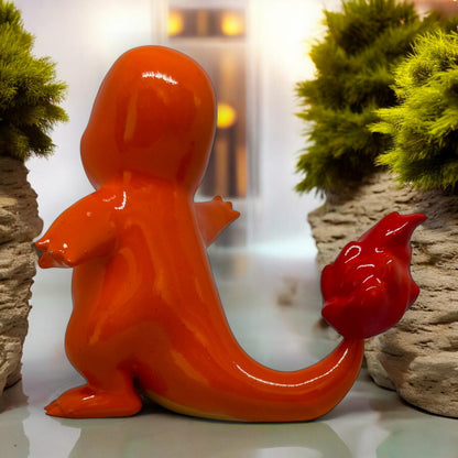 Lot de 2 Figurines Pokémon – Salamèche & Carapuce – Imprimées en 3D et Peintes à la Main